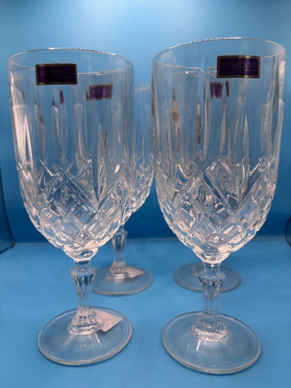 Waterford Marquis "Markham" Iced Beverage Crystal Goblets